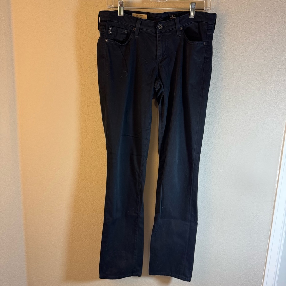 AG Stevie slim straight Women's Black Jeans